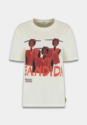 Harper & Yve T-Shirt Bandida | Wit