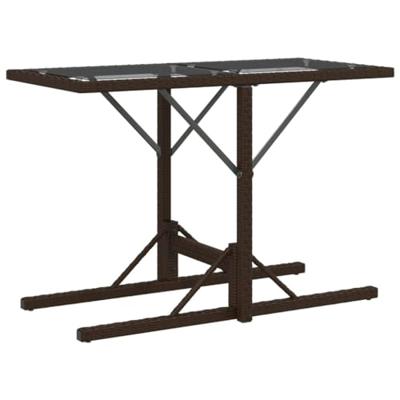 3-delige Bistroset met kussens poly rattan bruin 3-delige Bistroset met kussens poly rattan bruin