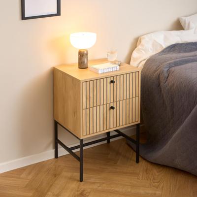 Bendt Nachtkastje 'Davon' Eikenlook, Met 2 laden