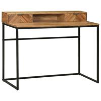 Bureau met lade Bruin 110 x 50 x 87 cm Massief acaciahout - thumbnail