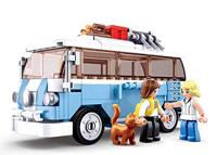 Sluban Hippy Bus bouwstenen set (M38-B0707) - thumbnail