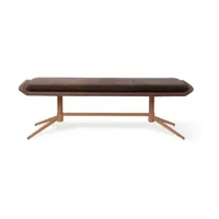 Jesper Home Eetkamerbank 'Oketo' 162cm, kleur Chestnut Chase - thumbnail