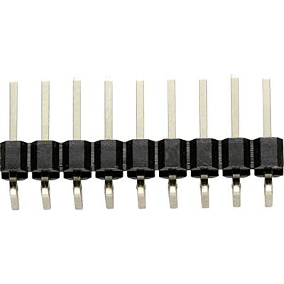 TRU COMPONENTS TC-8596912 Male header (standaard) Aantal rijen: 1 Aantal polen per rij: 9 1 stuk(s)