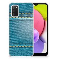 Samsung Galaxy A03S | Sillicone Back Cover | Jeans - thumbnail