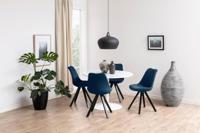 Bendt Ronde Eettafel 'Dara' 110cm, kleur Wit Marmer - thumbnail