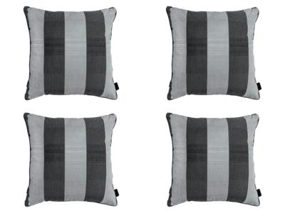 Sierkussen met paspel ca. 50x50 cm Alice grey (4 stuks) Madison - Madison