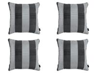 Sierkussen met paspel ca. 50x50 cm Alice grey (4 stuks) Madison - Madison - thumbnail