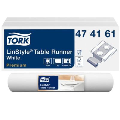 Tafelloper Tork Linstyle Premium 20 vel wit 474161 Tafelloper Tork Linstyle Premium 20 vel wit 474161
