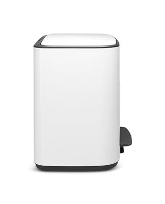 brabantia Bo 121388 Pedaalemmer (groot) 36 l Staal (l x b x h) 363 x 540 x 440 mm Wit Met voetpedaal 1 stuk(s) - thumbnail