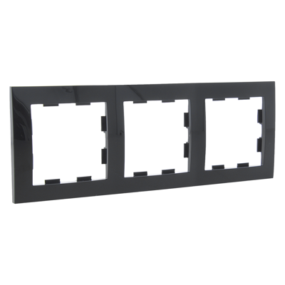 Q-Link S2 Afdekraam | Inbouw | 3-voudig | Antraciet - 66.083.24