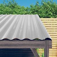 VidaXL Dakpanelen 12 st 100x36 cm gepoedercoat staal zilverkleurig - thumbnail