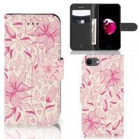 iPhone 7 | 8 | SE (2020) | SE (2022) Hoesje Pink Flowers - thumbnail