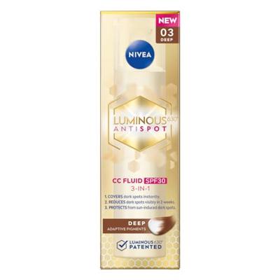 Nivea Luminous630 Antispot CC Fluid SPF30 - 03 Deep