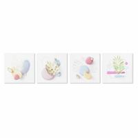 Schilderij DKD Home Decor Modern (40 x 1,8 x 40 cm) (4 Stuks) - thumbnail