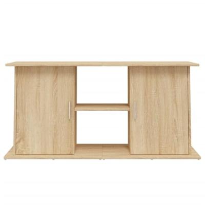 Aquariumstandaard 121x41x58 cm bewerkt hout sonoma eikenkleurig - thumbnail