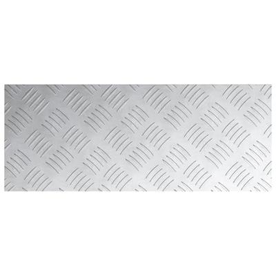 VidaXL Trap tread rechthoekig 4 pcs zilver 50 x 20 cm aluminium VidaXL Trap tread rechthoekig 4 pcs zilver 50 x 20 cm aluminium