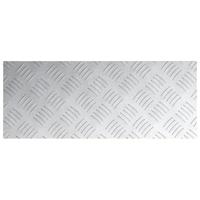 VidaXL Trap tread rechthoekig 4 pcs zilver 50 x 20 cm aluminium - thumbnail