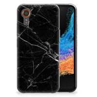 Samsung Galaxy Xcover 7 | TPU | Siliconen hoesje | Marmer Zwart - Origineel Cadeau Vader - thumbnail