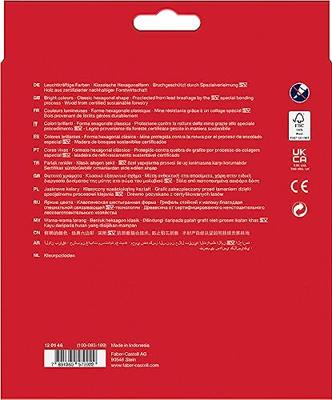 Faber Castell fc-120148 kleurpotlood faber-castell castle zeskantig karton etui met 48 stuks