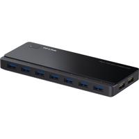 TP-LINK UH720 7 + 2 poorten USB-hub Met snellaadpoort Zwart - thumbnail