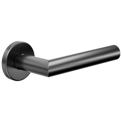 DND handles DND S60 deurkruk op rond rozet - PVD gun metal
