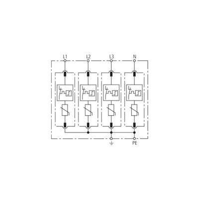 DEHN 952403 DG M TNS 150 Overspanningsafleider 15 kA 1 stuk(s)