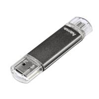 Hama FlashPen Laeta Twin USB-stick smartphone/tablet Grijs 16 GB USB-A 2.0, Micro-USB 2.0 - thumbnail