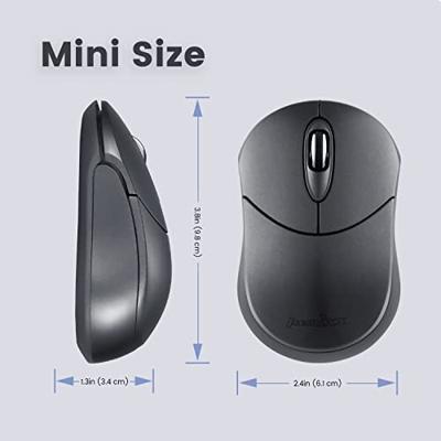 Perixx PERIMICE-802 Iron Muis Bluetooth Grijs 1000 dpi