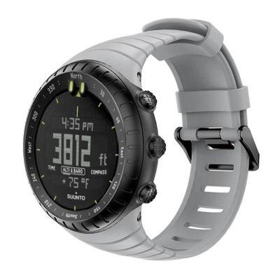 Smart Watch silicone polsband horlogeband voor Suunto Core (grijs)
