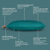 Beurer HK 77 Heaty celestial-green Elektrisch kussen Groen - thumbnail