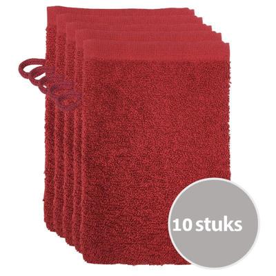 The One Washandjes Burgundy - 10 stuks