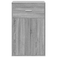 Opbergkast 56,5x39x90 cm bewerkt hout grijs sonoma eikenkleurig - thumbnail