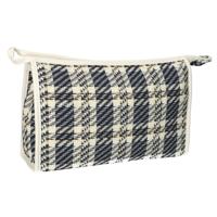 Traveller Toilettas tweed ruit 26x16cm - thumbnail