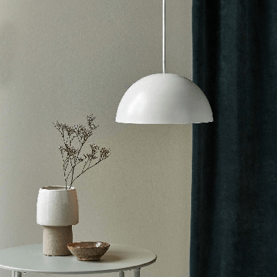 Hanglamp wit metaal Nordlux &apos;Ellen 30&apos; modern E27 30 cm