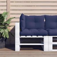 VidaXL Palletkussens 3 st oxford stof marineblauw - thumbnail