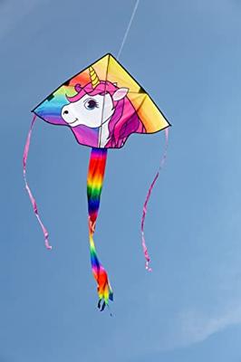 Ecoline Eenlijns Vlieger Simple Flyer Unicorn Spanwijdte 1200 mm Geschikt voor windsterkte 2 - 5 bft