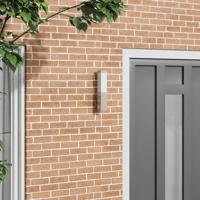 Buitenwandlamp Zilver 10.5 x 6 x 35 cm Roestvrij staal - thumbnail