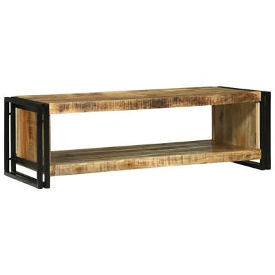 Salontafel Bruin 120 x 50 x 38 cm Massief ruw mangohout