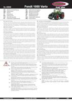 tractor RC Fendt 1050 Vario 2,4 Ghz groen 1:16 - thumbnail