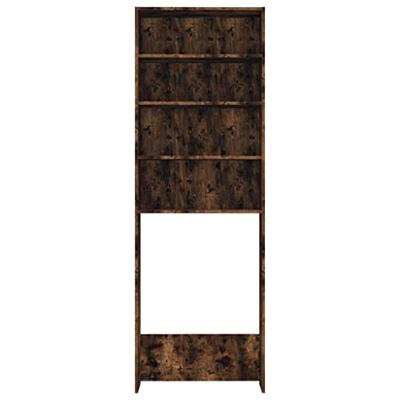 Wasmachinekast 64x24x190 cm gerookt eikenkleurig Wasmachinekast 64x24x190 cm gerookt eikenkleurig