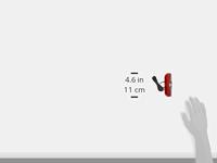 TRELOCK led achterlicht "duo flat" rear light ls 613 black - thumbnail