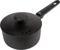 Cosy & Trendy Full Black sauspan, 16 cm, zwart - thumbnail