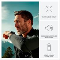 Garmin fēnix 8 Pro 3,56 cm (1.4") AMOLED 51 mm Digitaal 454 x 454 Pixels Touchscreen Grafiet, Titanium Wifi GPS - thumbnail