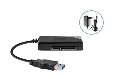 Sitecom CN-333 USB naar SATA adapter met voeding oplader
