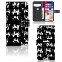 Apple iPhone Xs Max | Telefoonhoesje | Met pasjeshouder | Koetjes - thumbnail