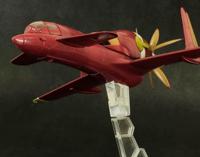 Royal Space Force: The Wings of Honnêamis Plastic Model Kit 1/72 Honneamise Oukoku Air Force Fighter Schira-DOW 3rd (Single Seat Type) 21 cm - thumbnail