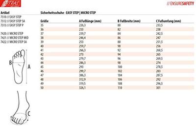 NITRAS SAFETY Nitras hoge werkschoen "micro step ii" safety boots gr. 45 nitras micro step ii