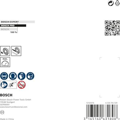 Bosch Accessoires Schijfborstel 115 mm, 0,3 mm, 11000 U/ min, 14 1st - 2608622100