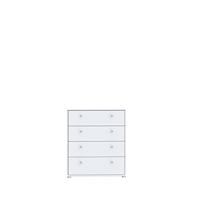 TEMPRA Commode - Matwit - 4 Laden - B 73,7 × D 34,8 × H 85,5 cm - thumbnail
