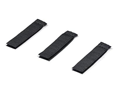 Kabelmanagement klittenbandsluiting om op te plakken, zachte kant en stijve zijde (L x B) 70 mm x 16 mm, zwart, Rittal 10 stuks